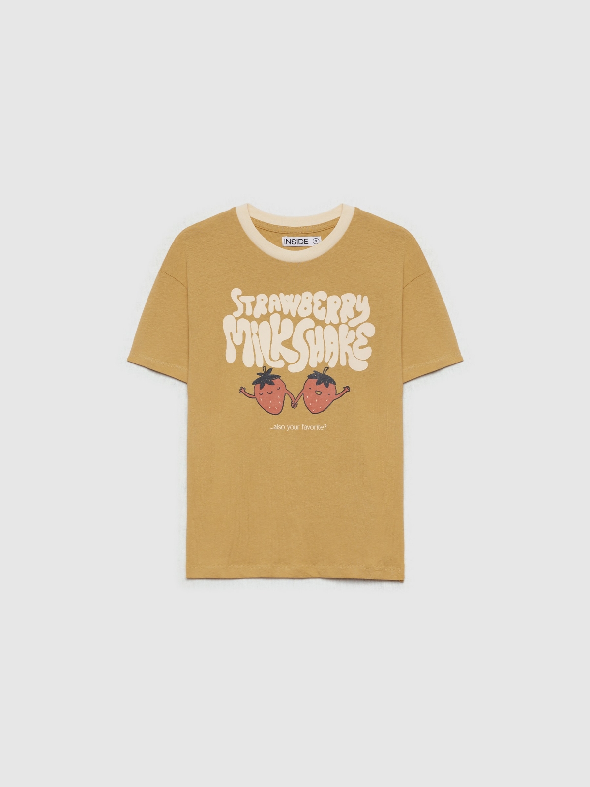  Strawberry Milkshake t-shirt ochre