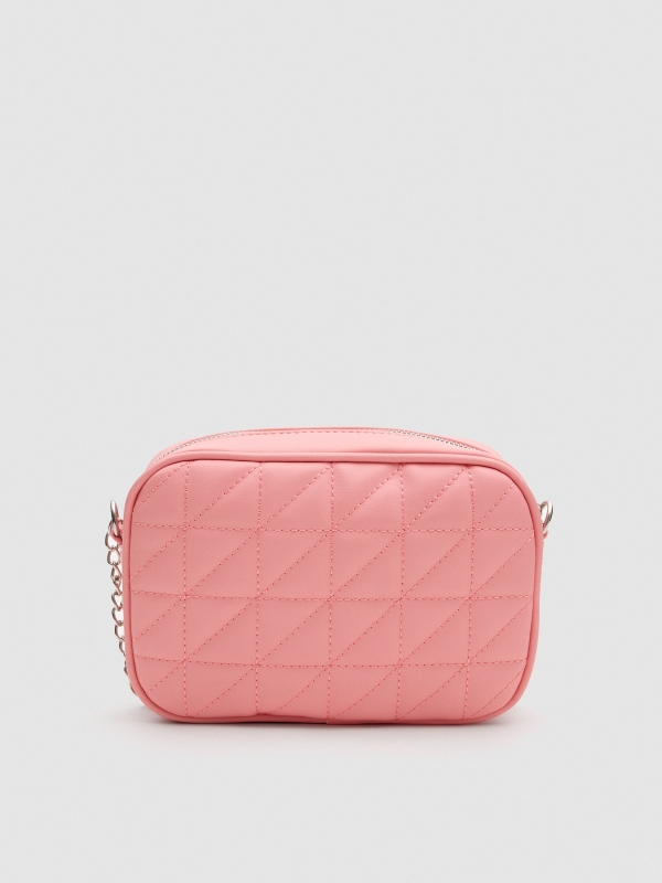 Padded shoulder bag light pink