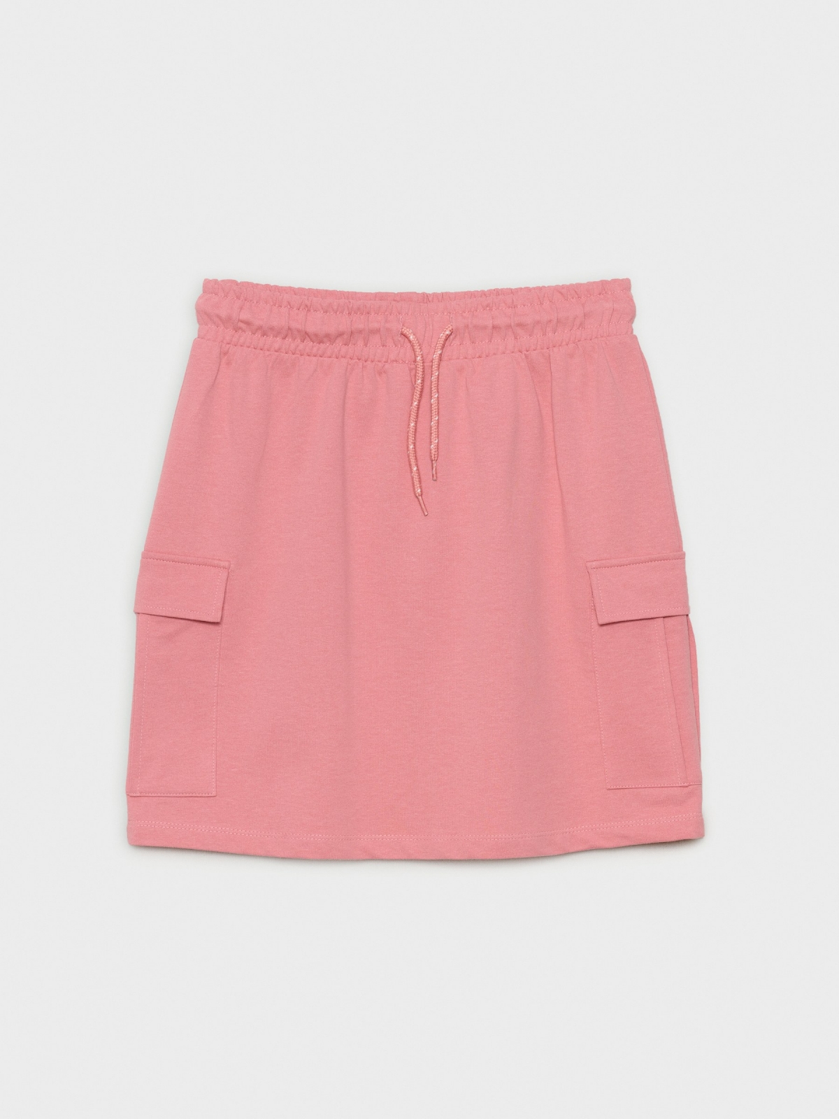  Adjustable cargo skirt pink