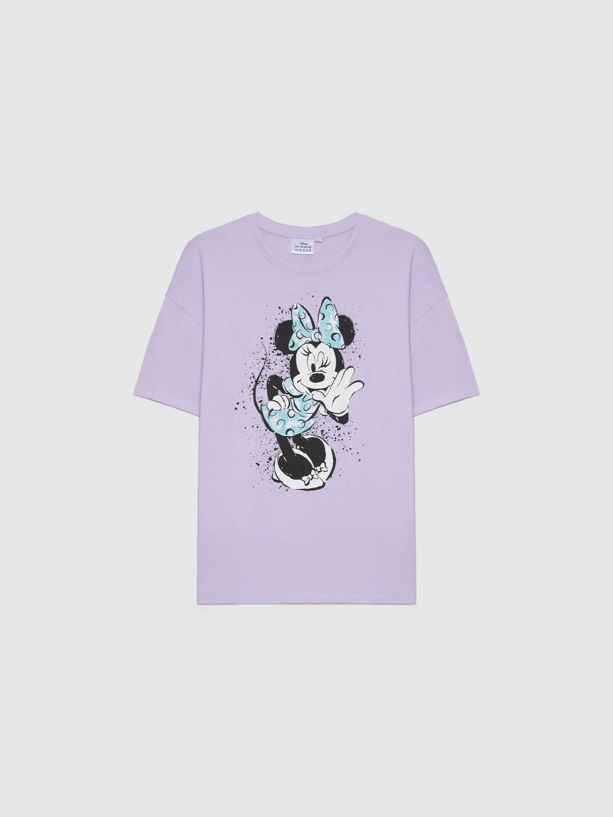  Camiseta oversize Minnie Mouse lila
