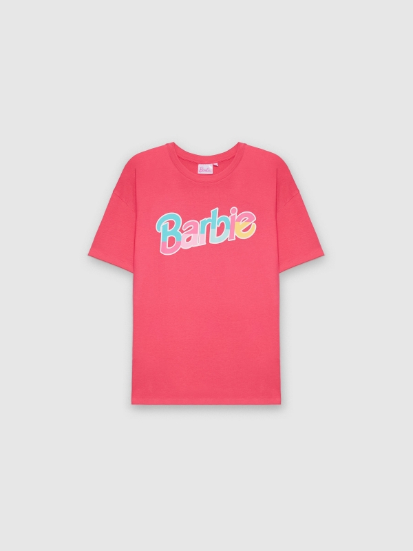  Camiseta oversize Barbie rosa