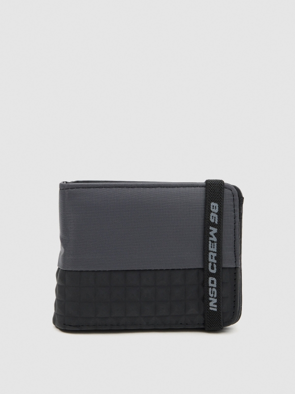 Wallet elastic clasp grey
