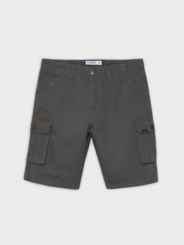  Cargo Bermuda with pockets grey