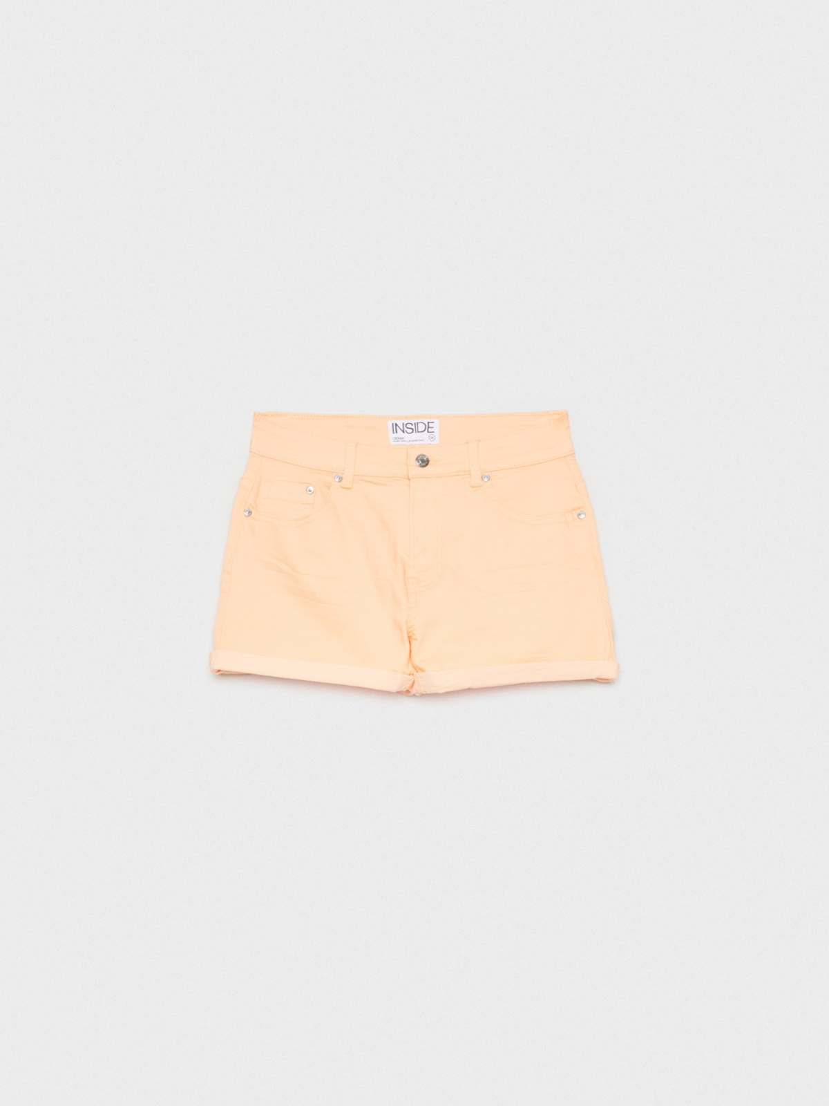  Colorful twill shorts pink