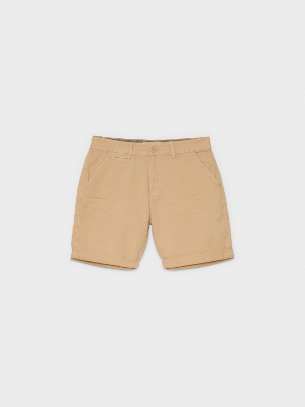  Bermuda shorts with belt beige