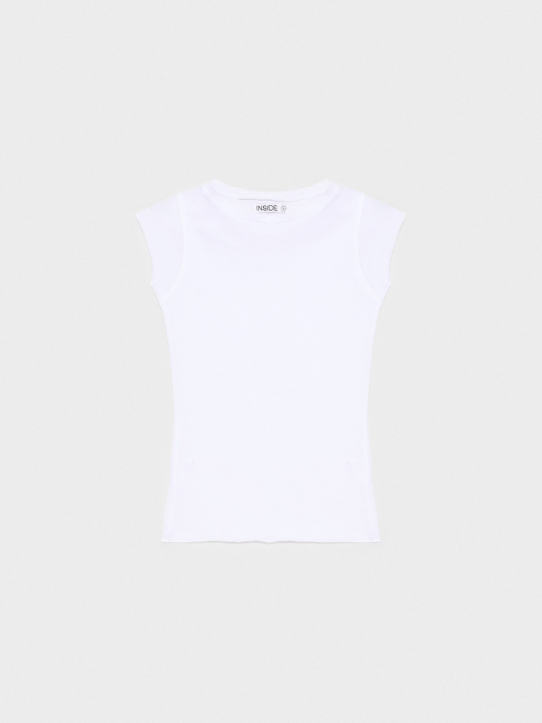  Basic short-sleeved T-shirt white