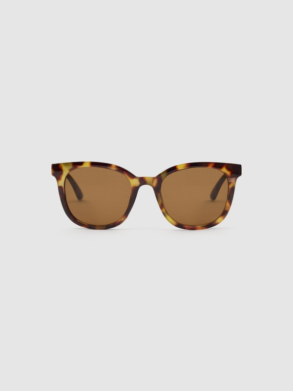 Tortoiseshell sunglasses white