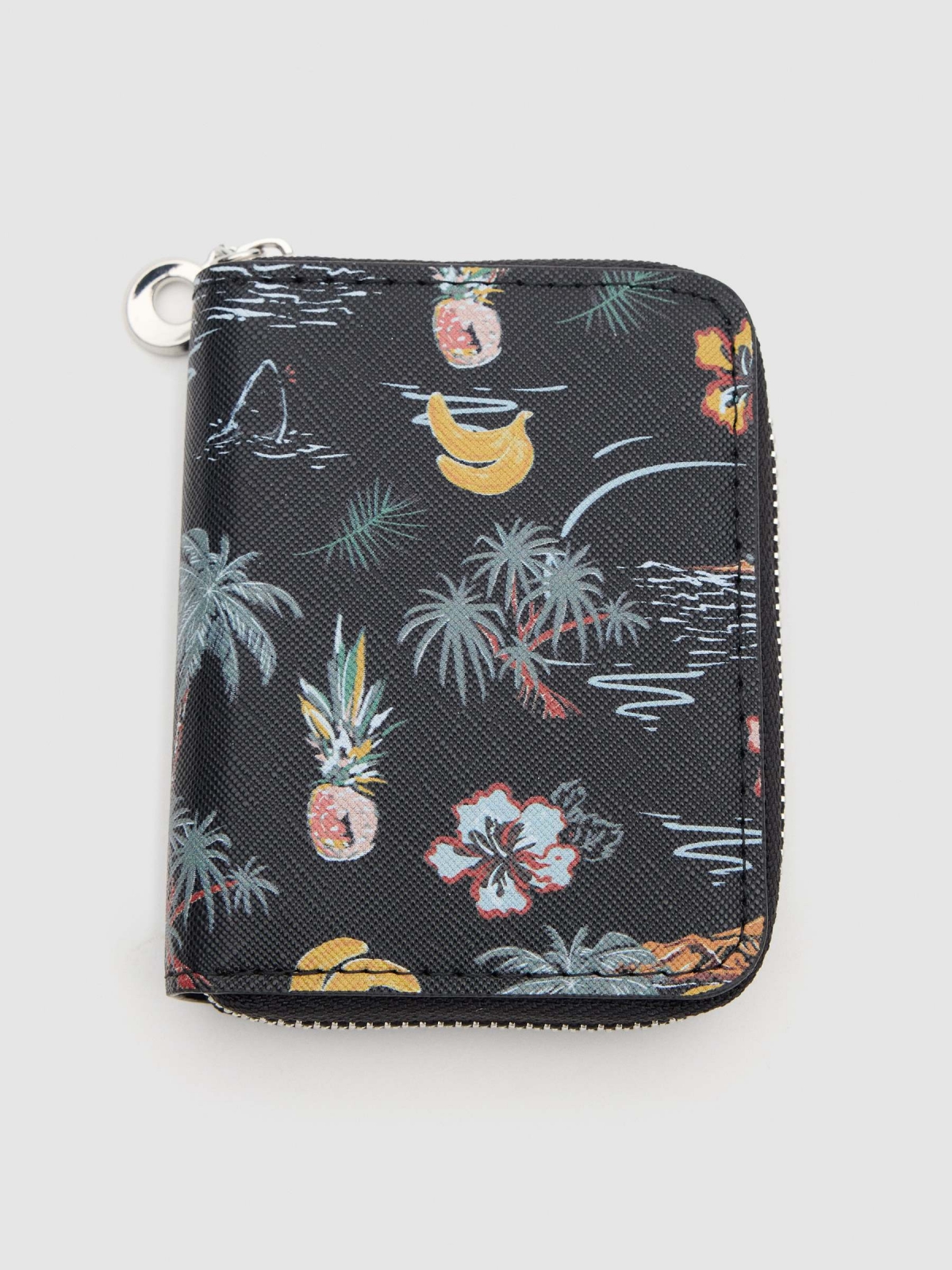 Tropical purse black/beige