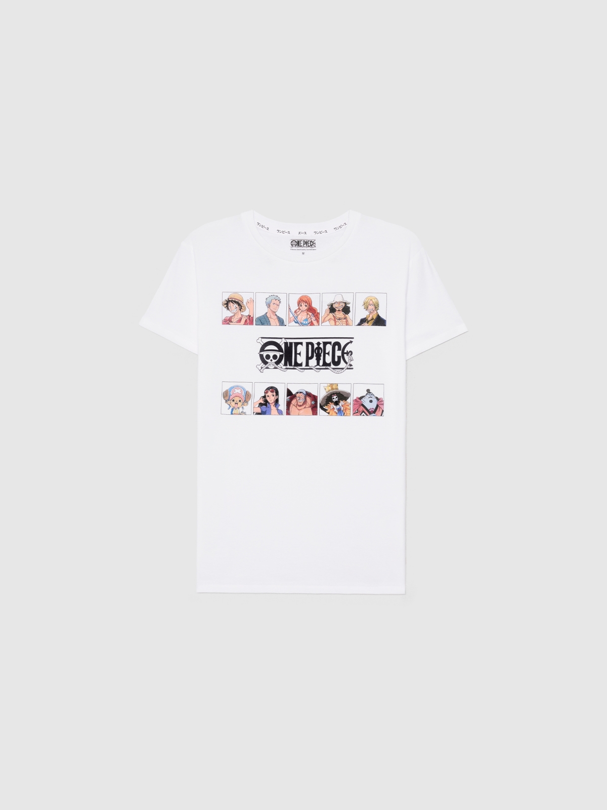  One Piece character t-shirt white