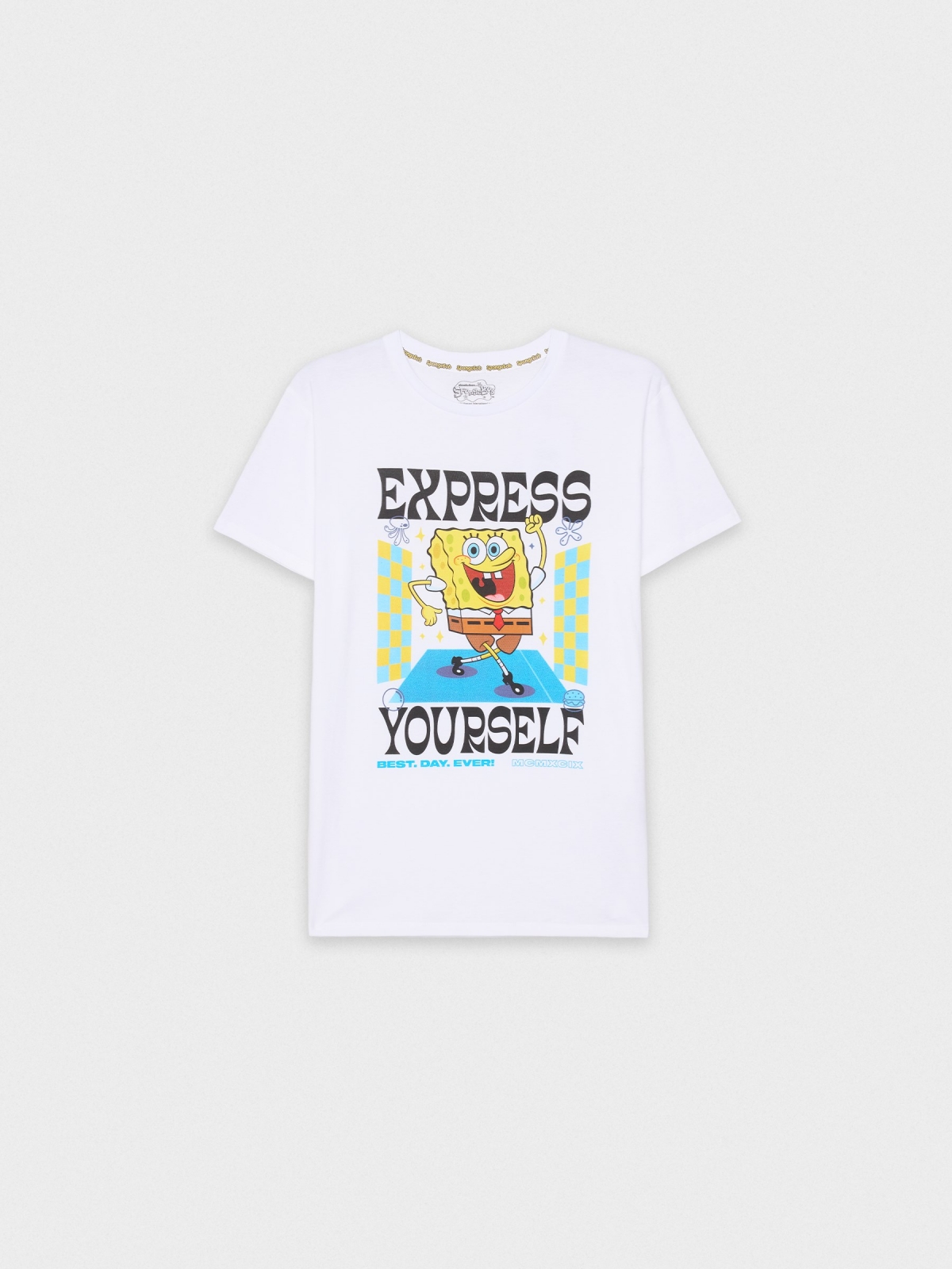  T-Shirt do Bob Esponja branco