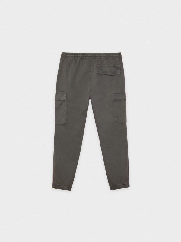 Multipocket jogger grey detail view