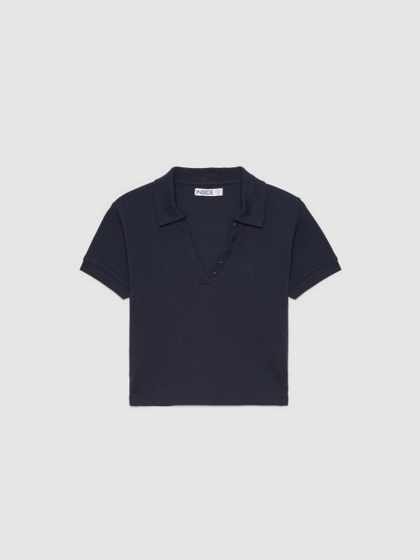 Polo neck t-shirt navy