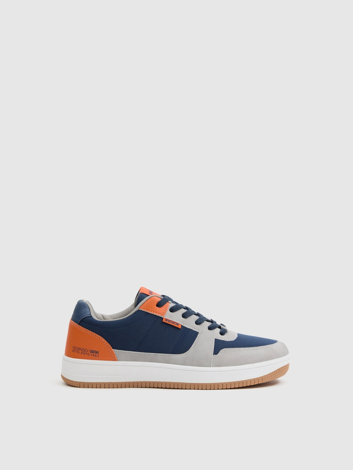 Combined casual sneaker navy