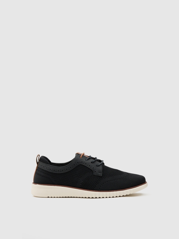 Nylon sport shoe black