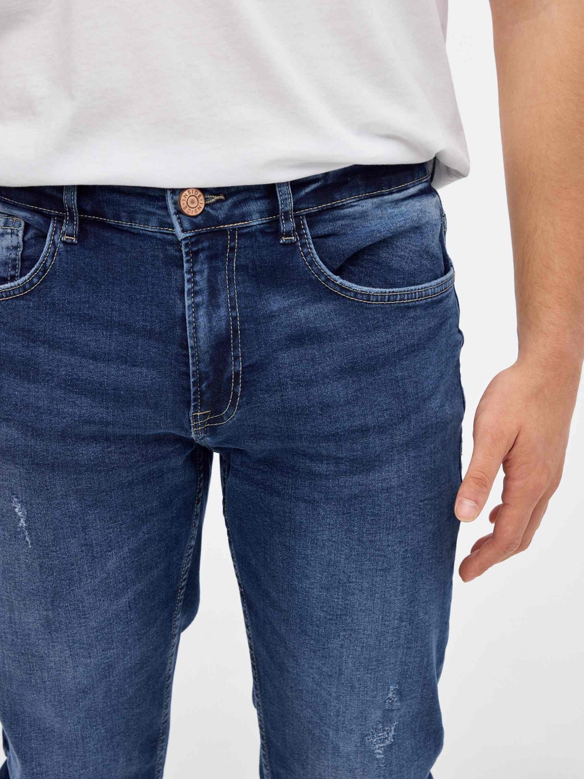 Regular jeans blue detail view