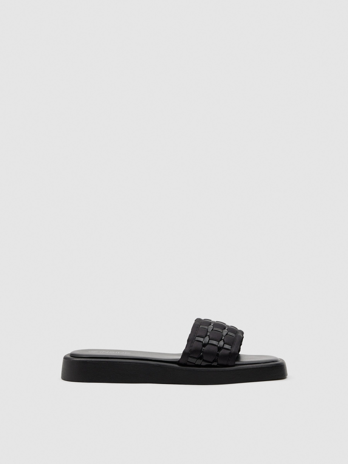 Padded sandal black