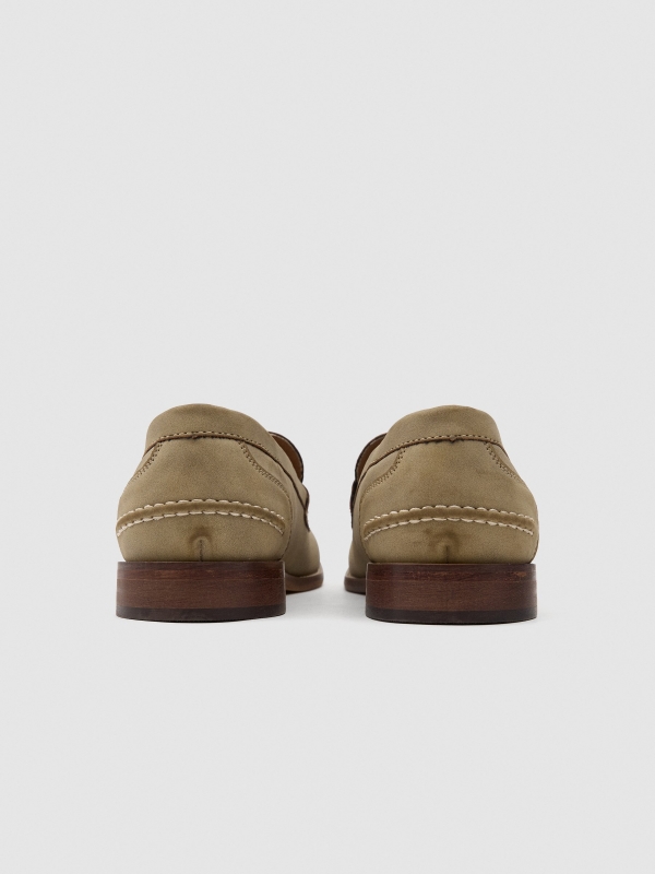 Classic moccasin sand detail view