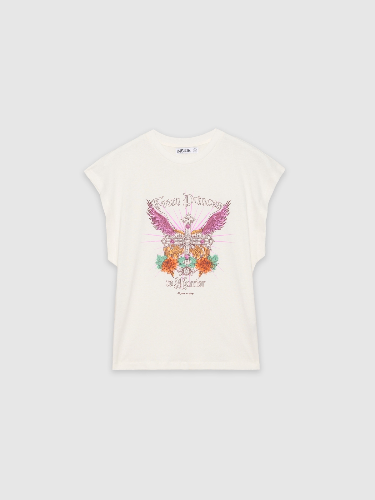 T-shirt oversize From Princess off white