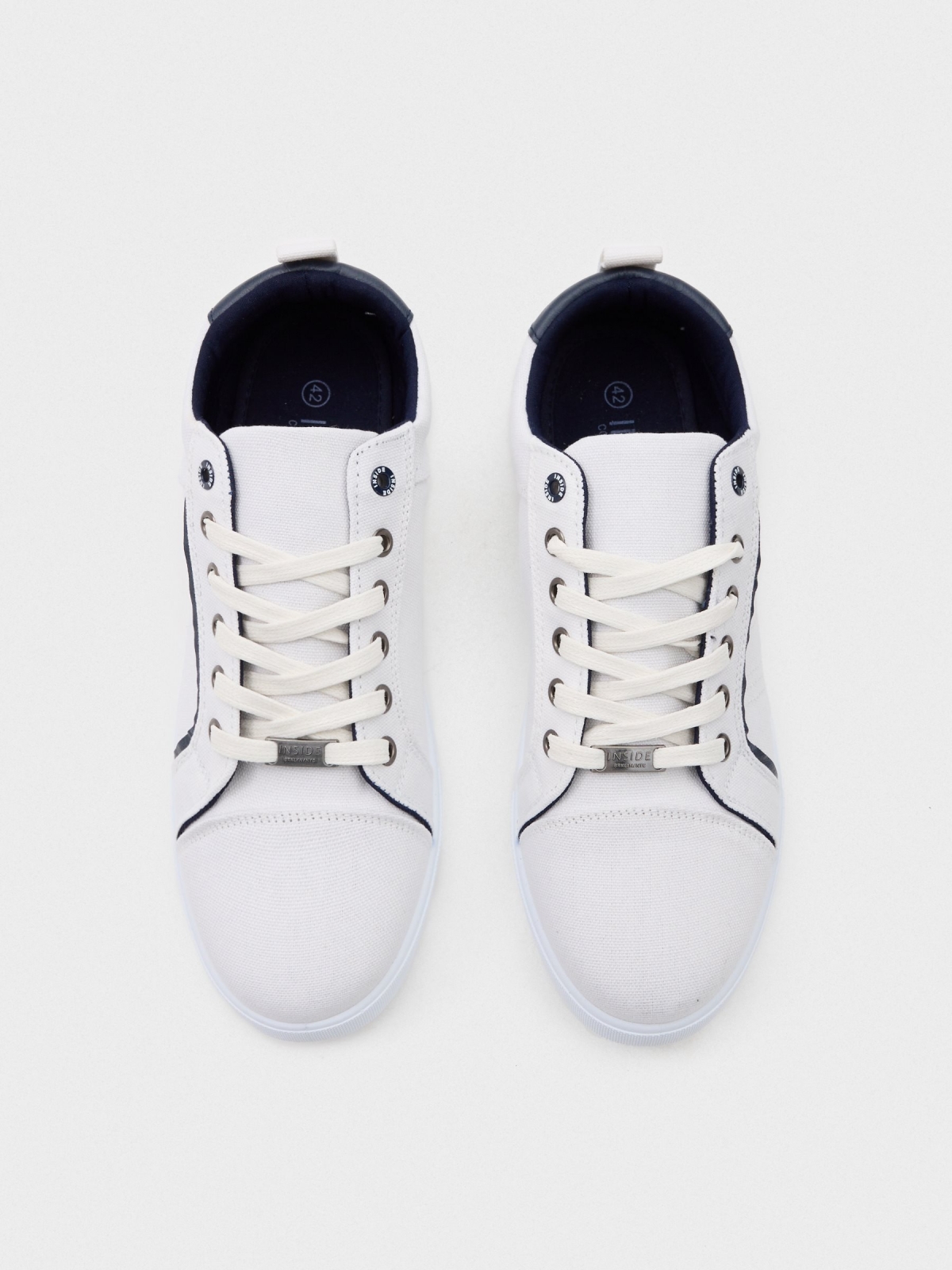 Combined sneaker white zenithal view