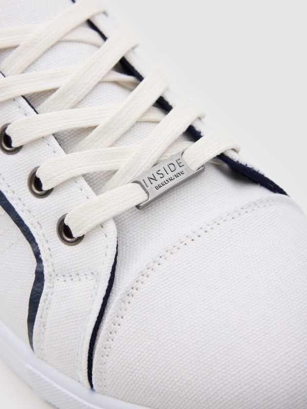 Combined sneaker white detail view
