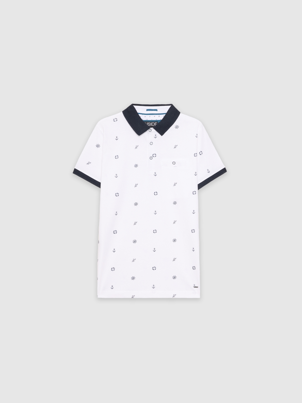 Sailor polo shirt white