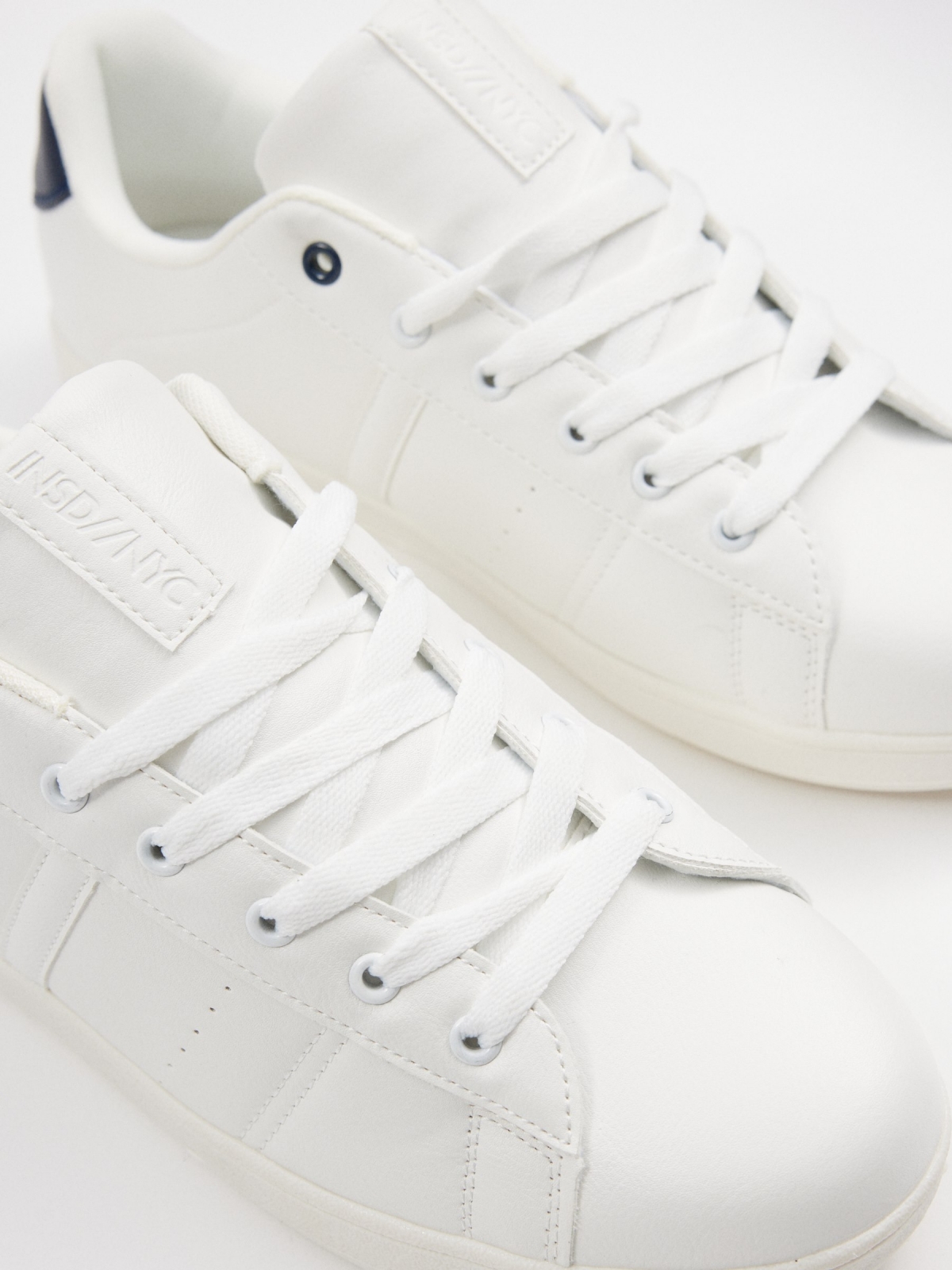 Classic casual sneaker white detail view