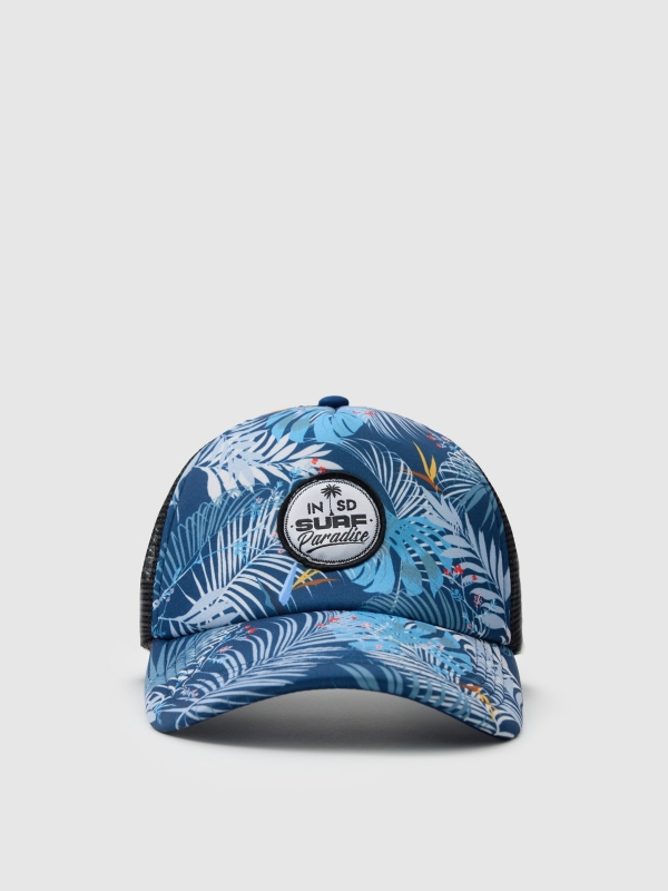 Surf trucker cap blue