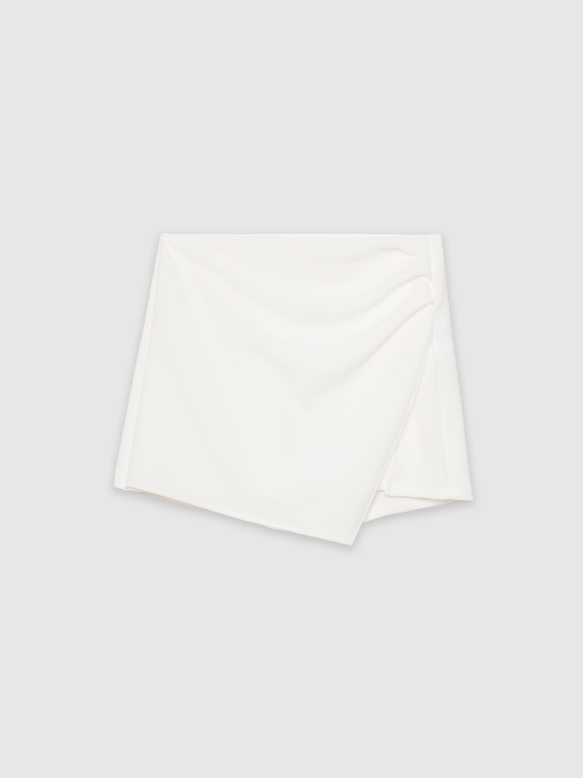  Falda pantalón mini blanco