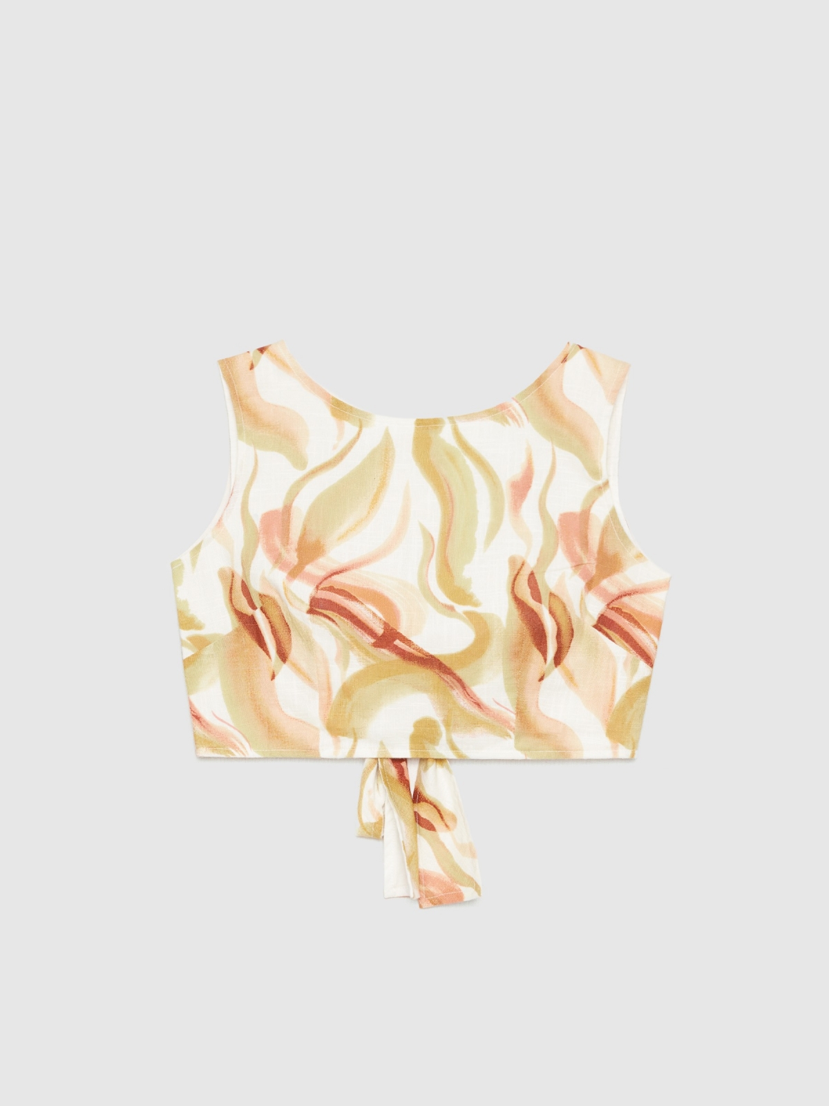  Back bow top beige