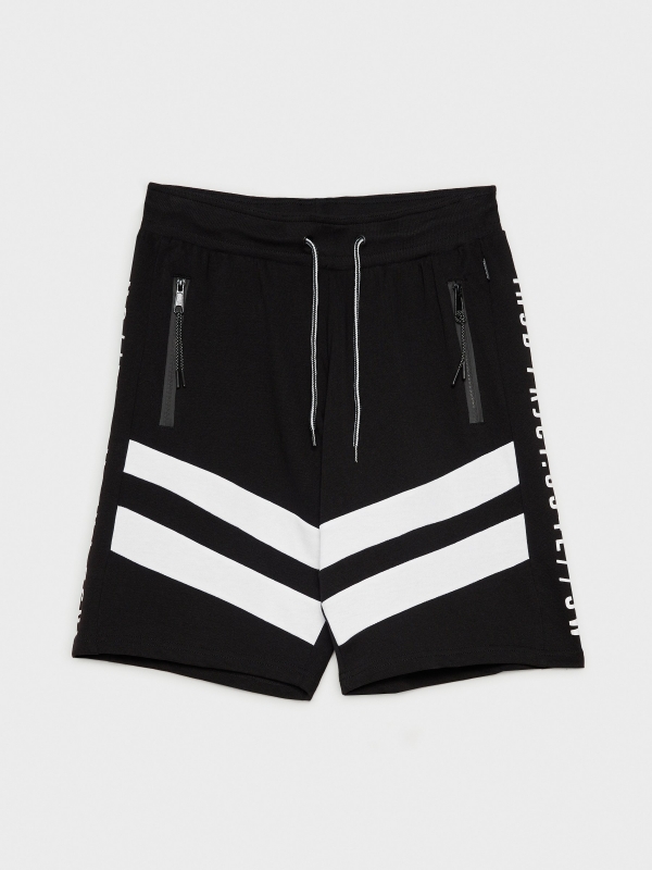  Jogger shorts with bands black