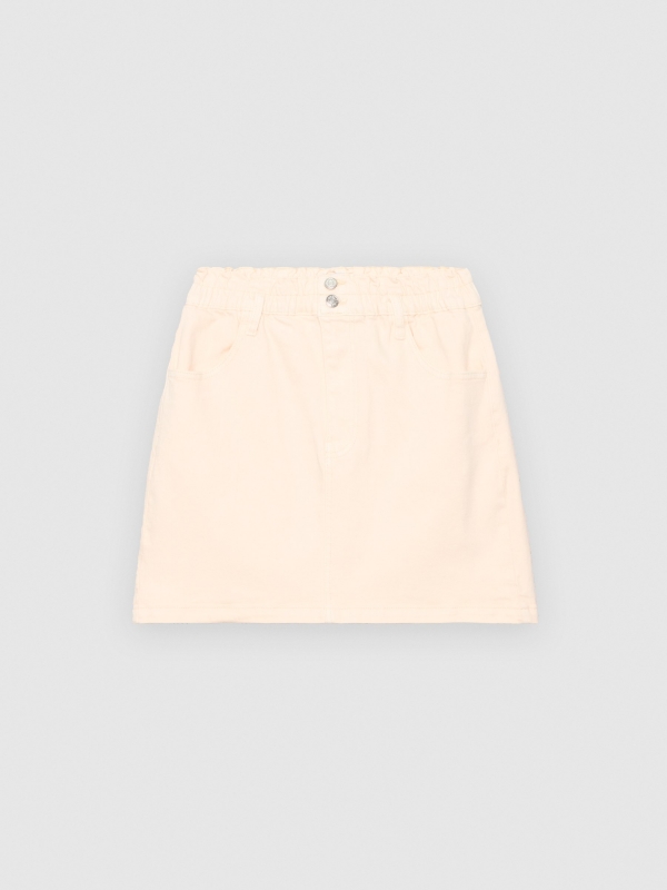  Mini paper bag skirt off white