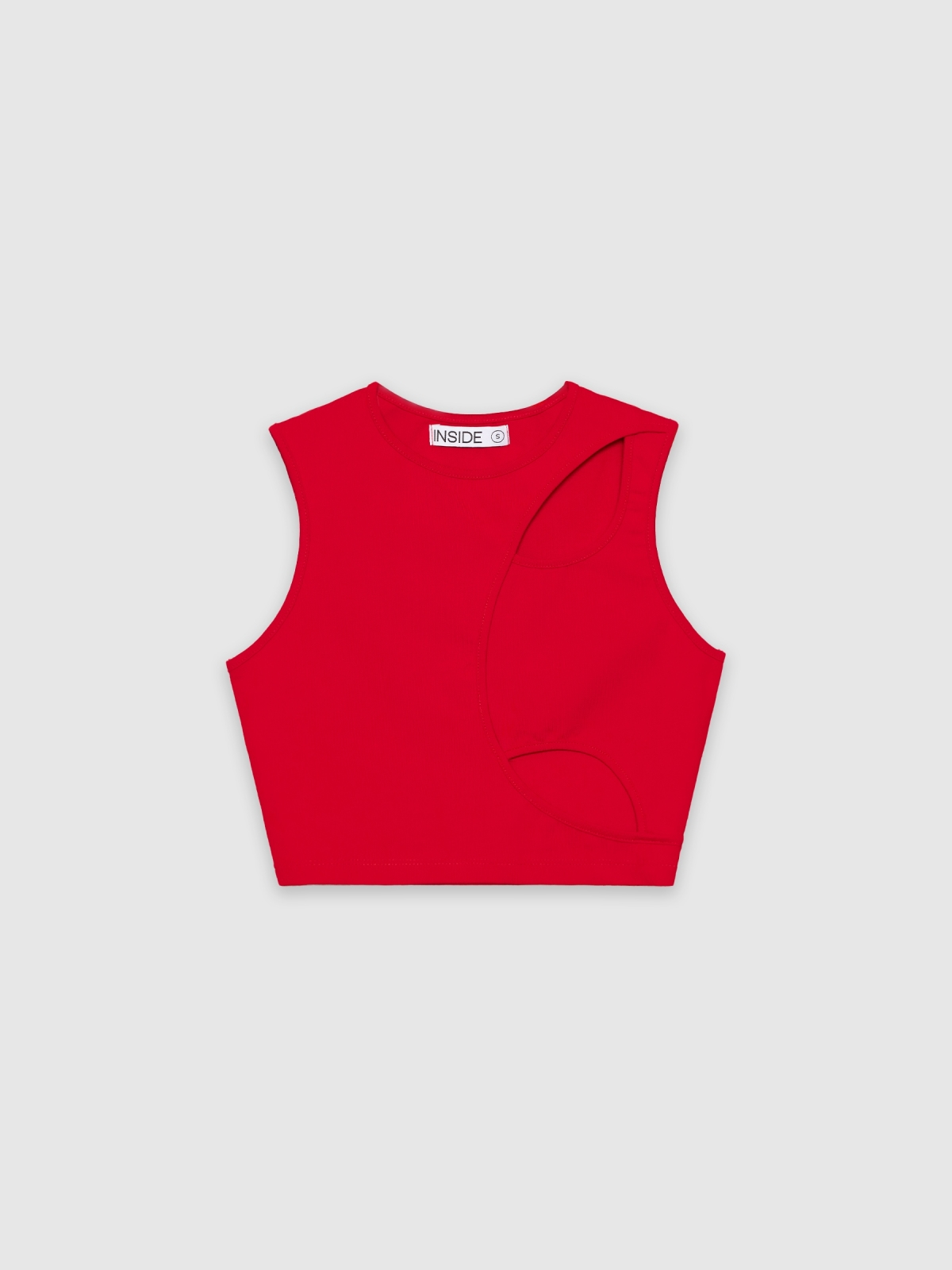  Asymmetric cut-out top red