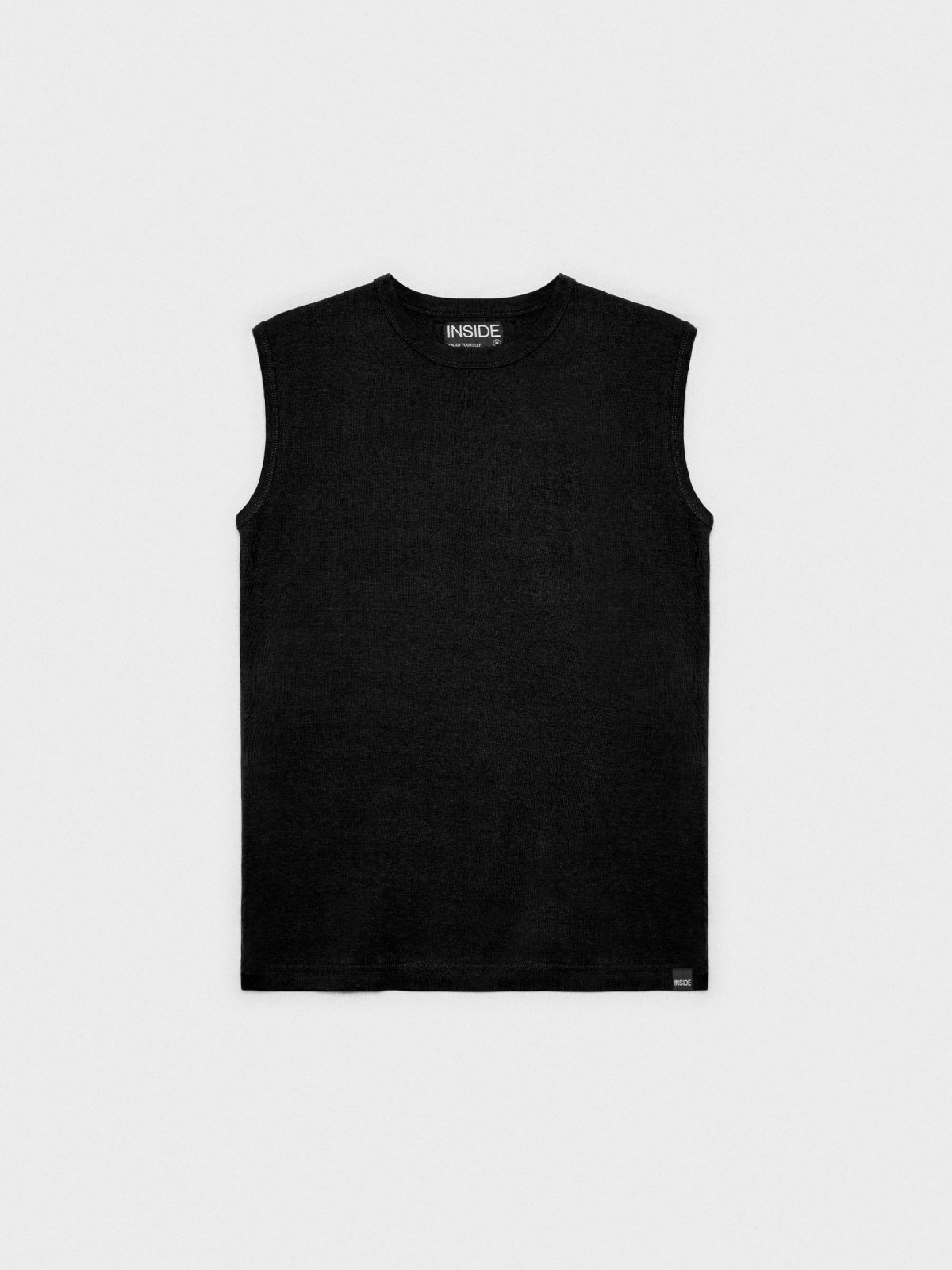  Basic sleeveless t-shirt black