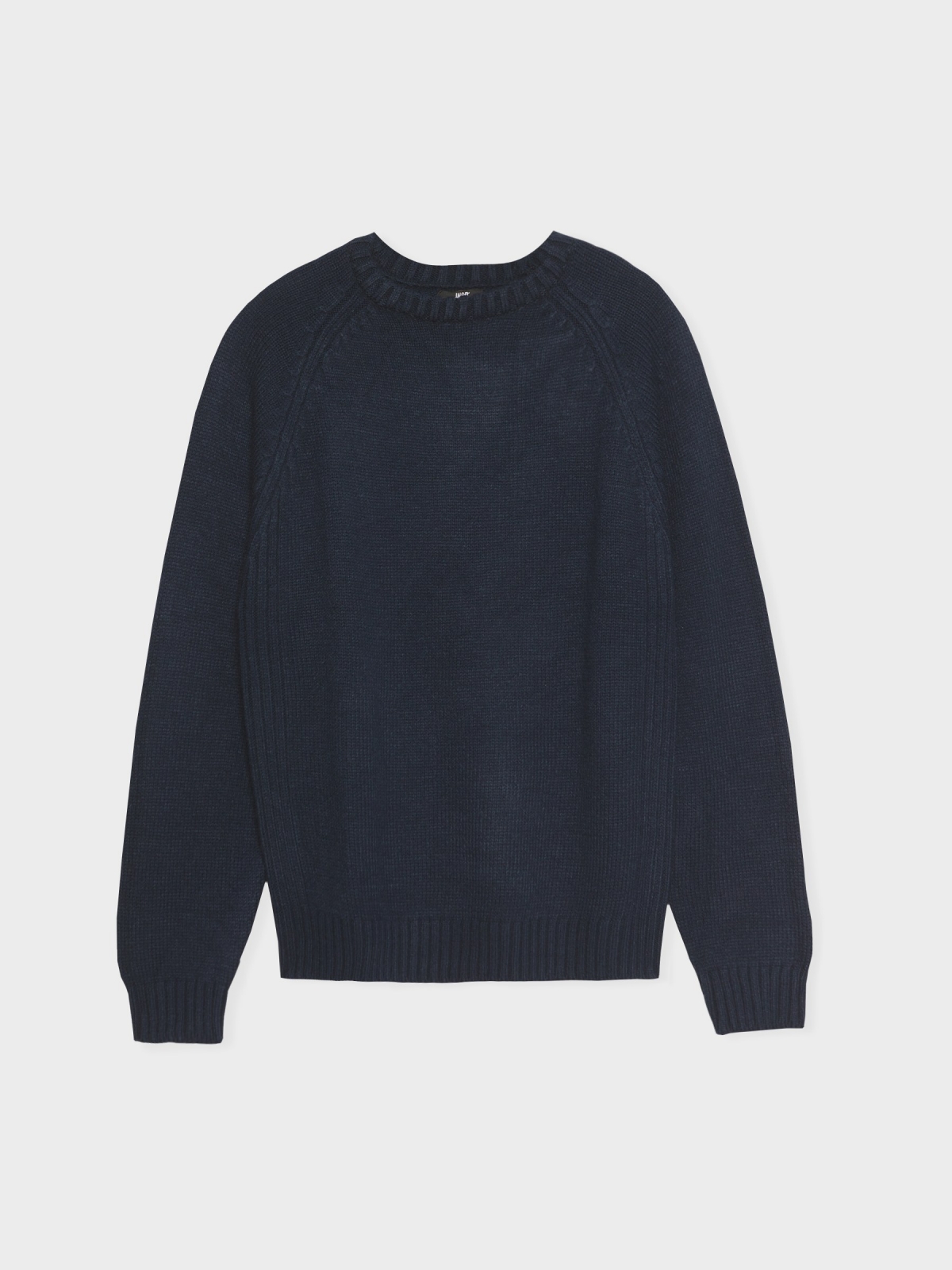  Basic knitted sweater navy