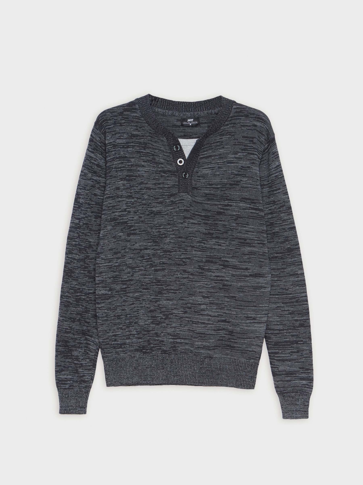  Basic mottled sweater grey