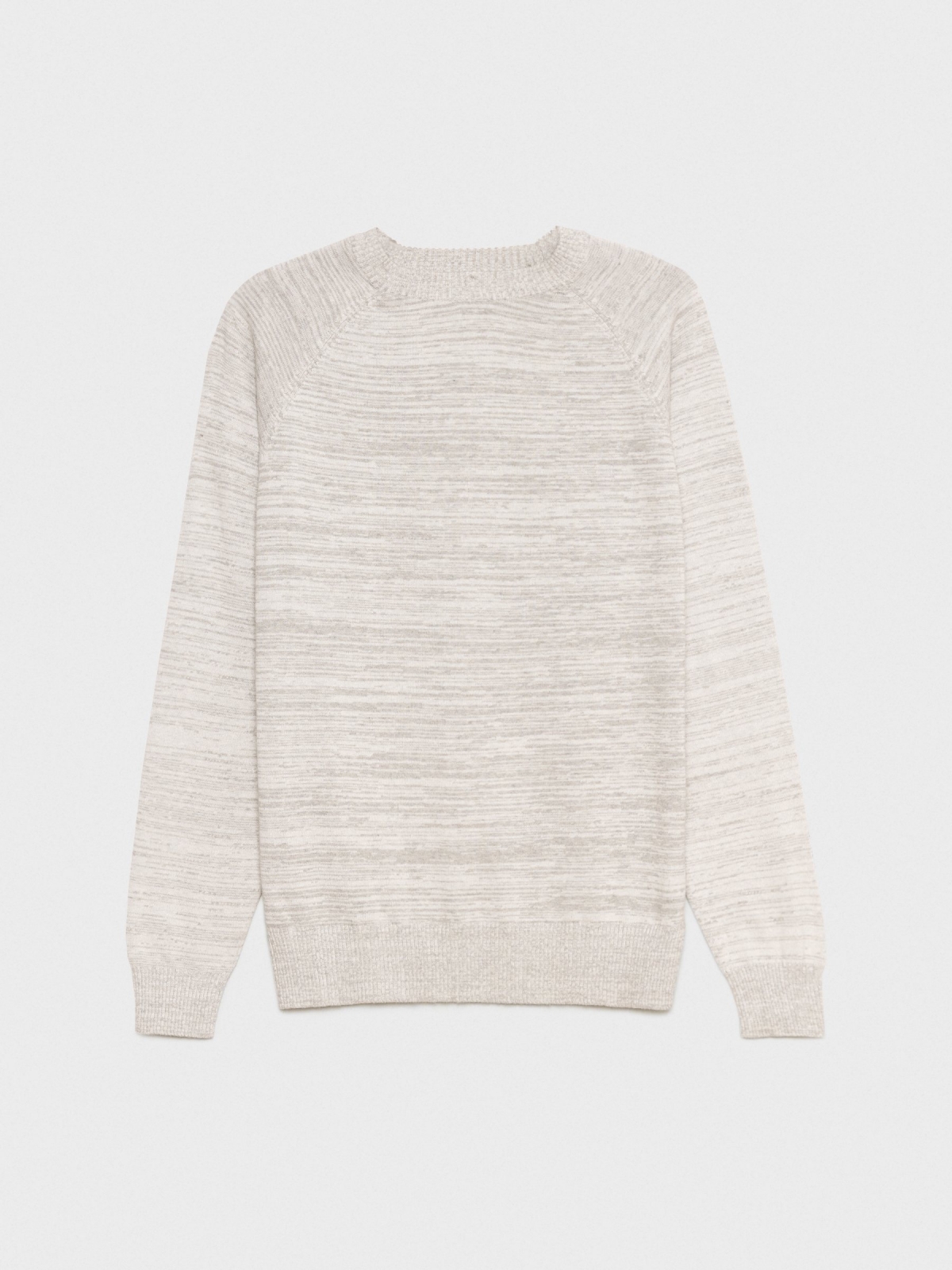  Basic mottled sweater light grey