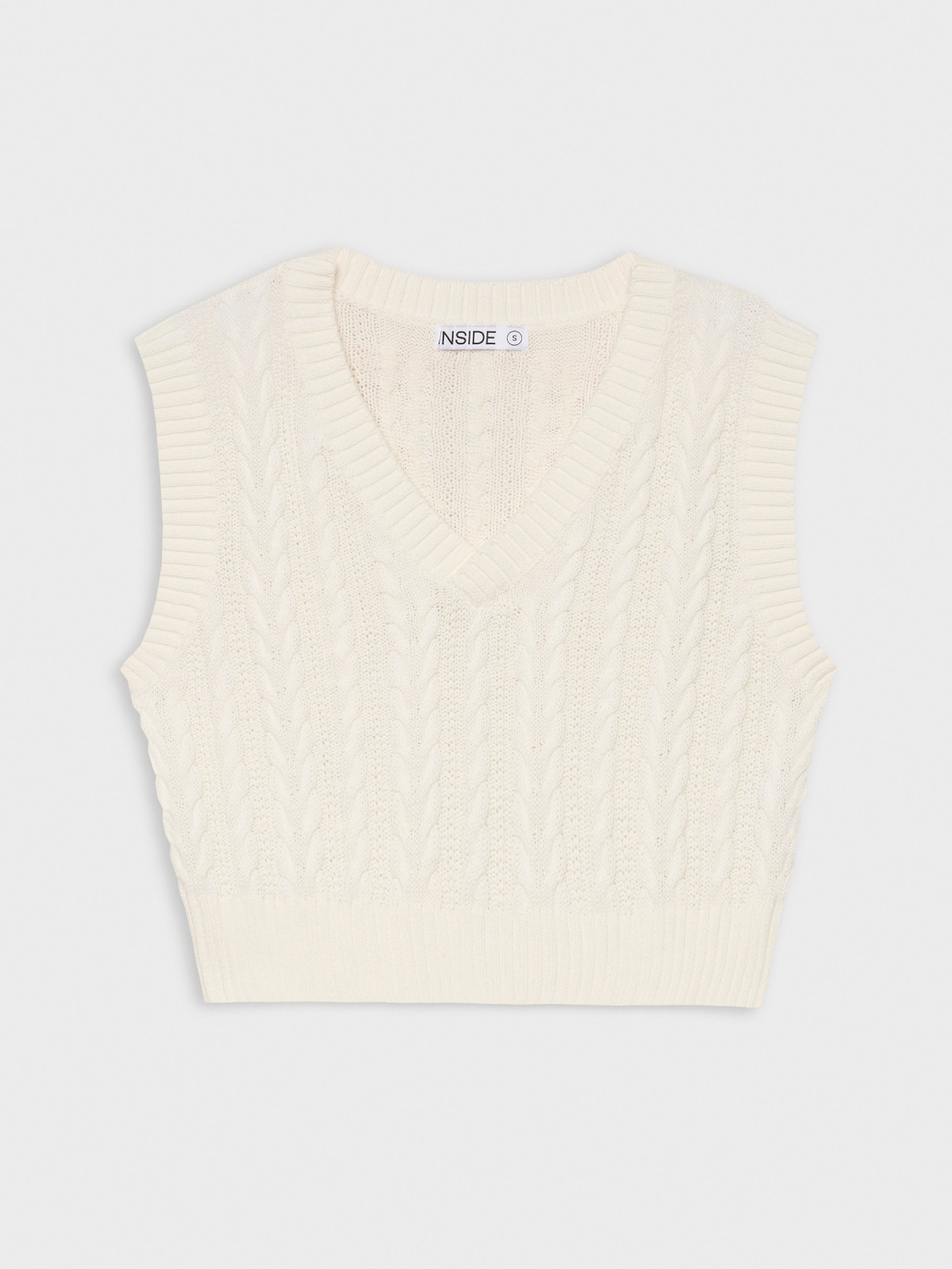  Vest of eights off white