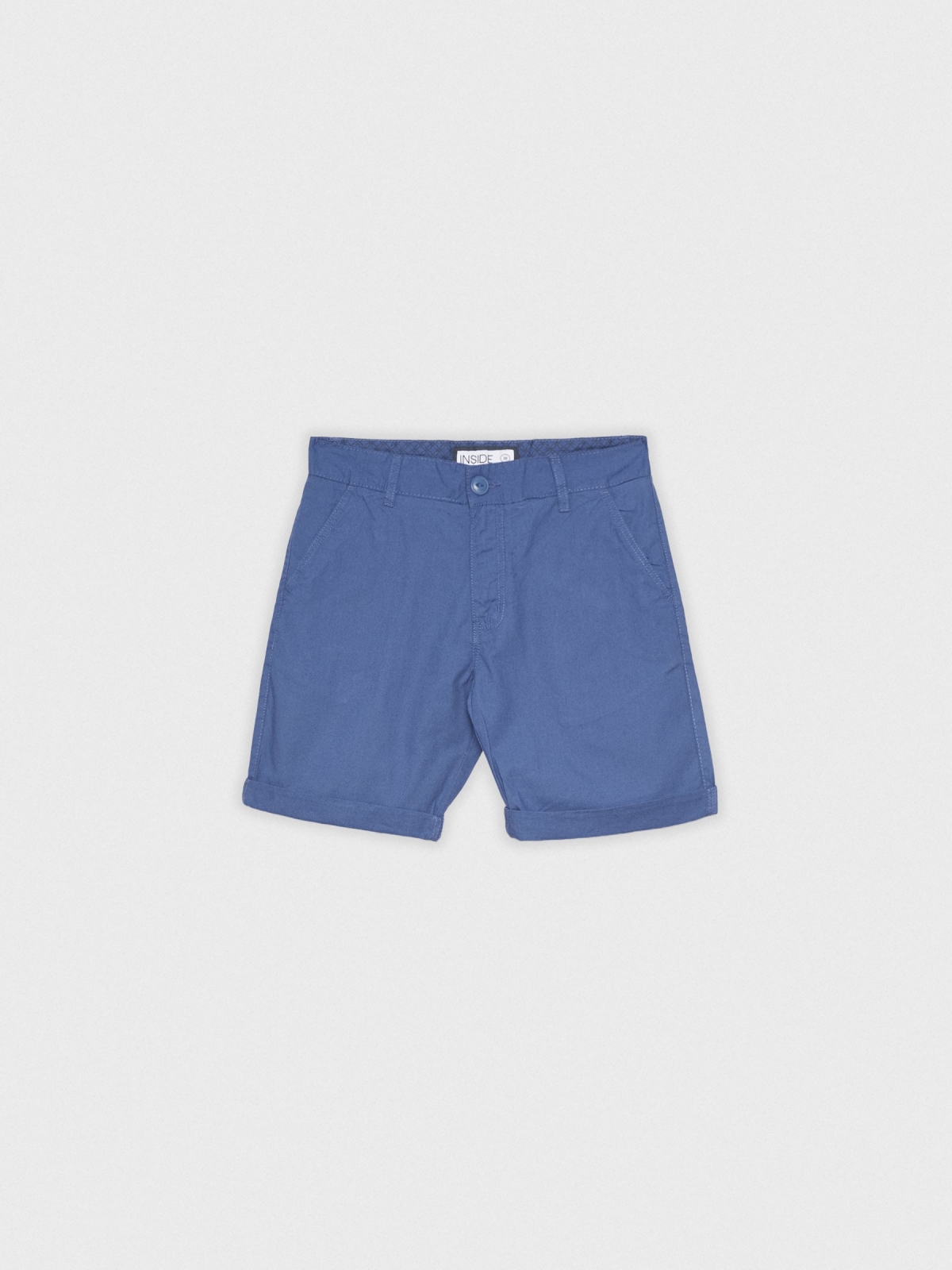  Poplin shorts blue
