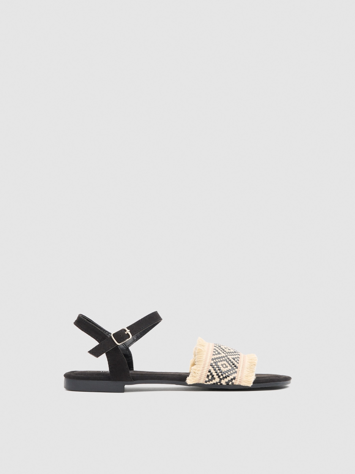Valance sandal black/beige
