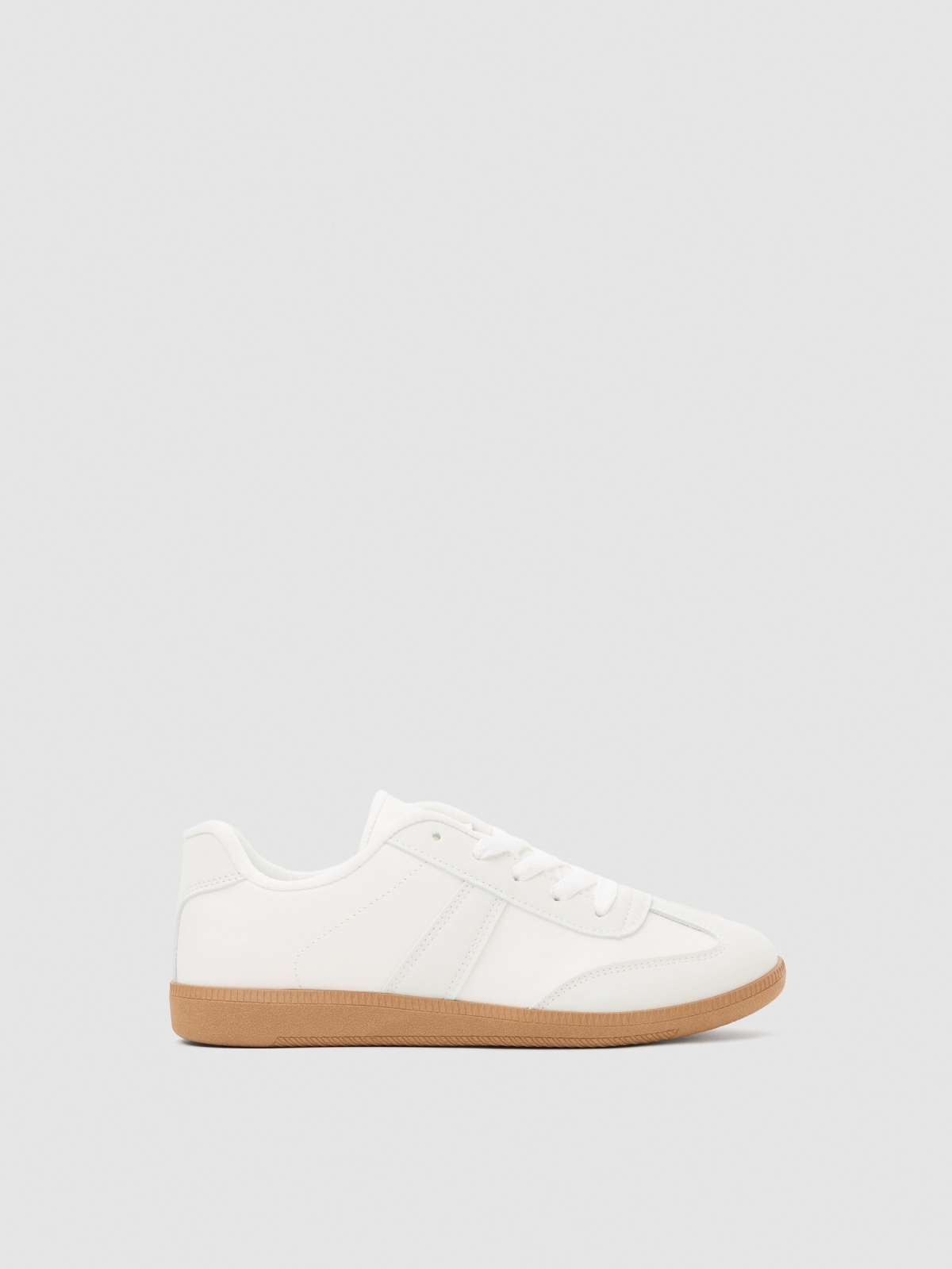 Basic retro sneakers white