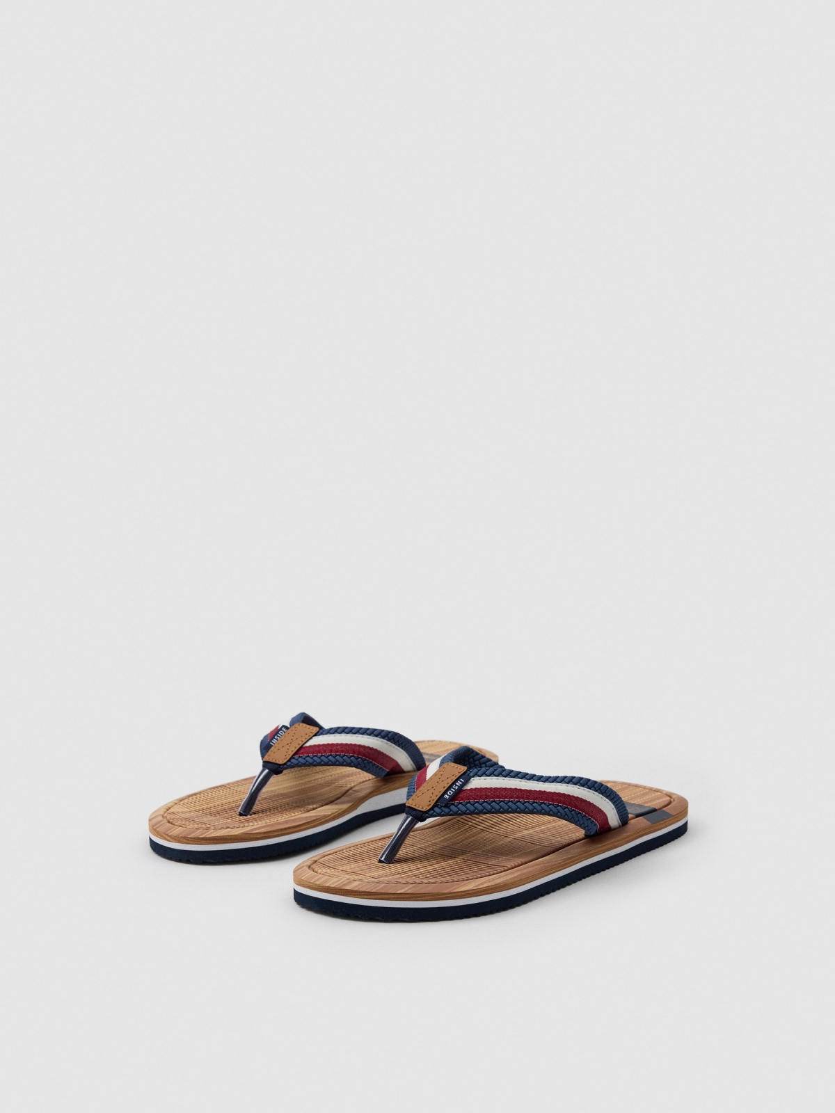 Poly combined toe sandal sand lateral view