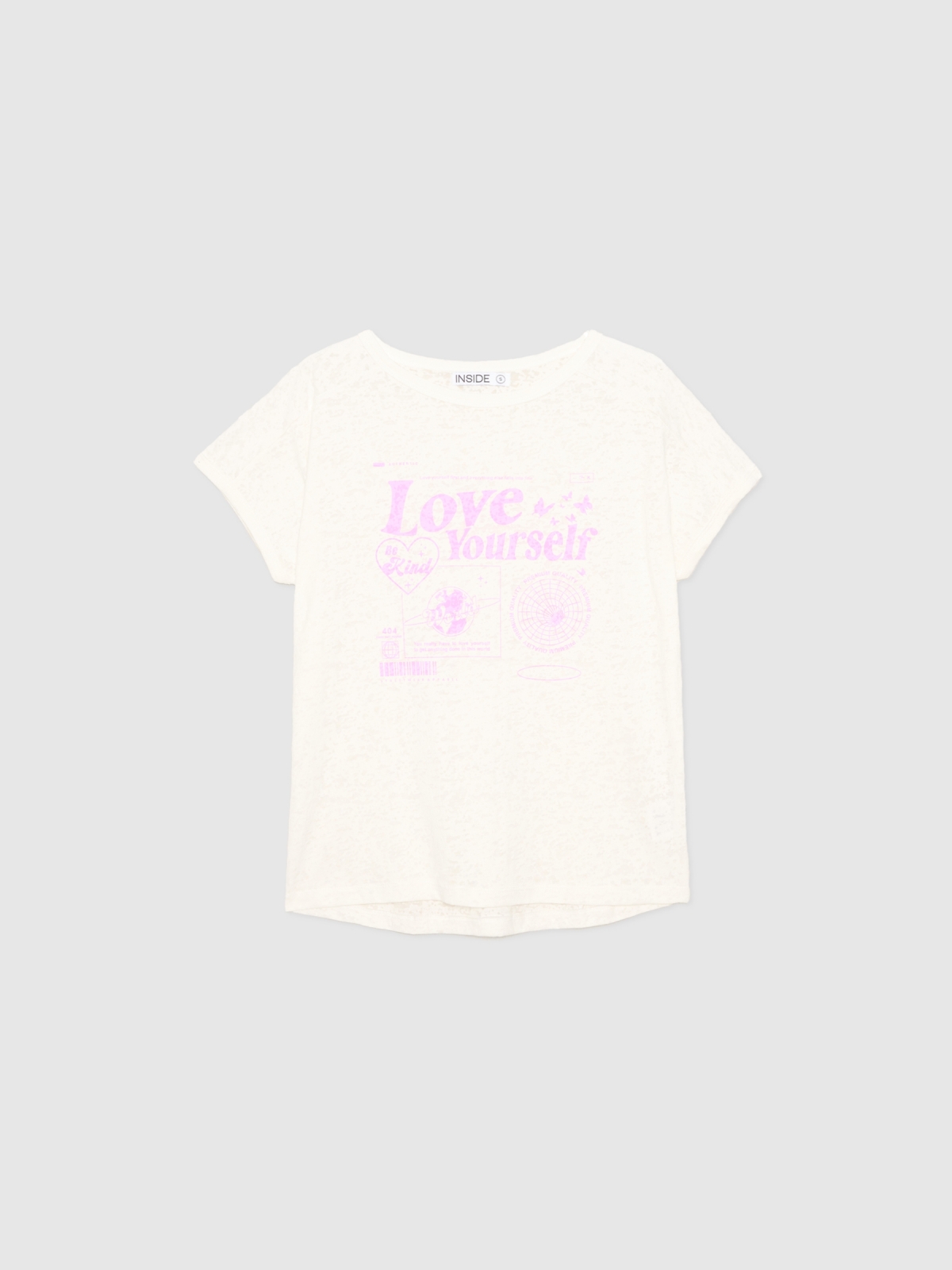  T-shirt Love Yourself off white