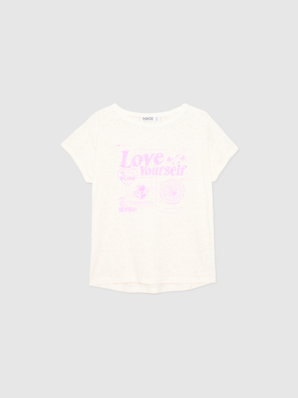  Love Yourself tank top off white