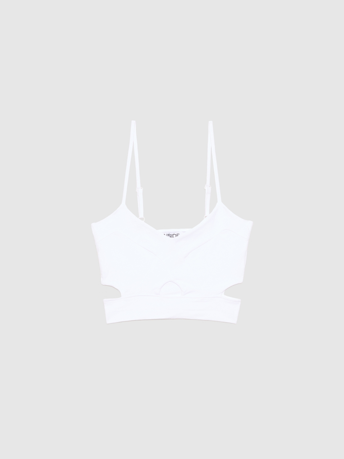  Top cropped cut out blanco