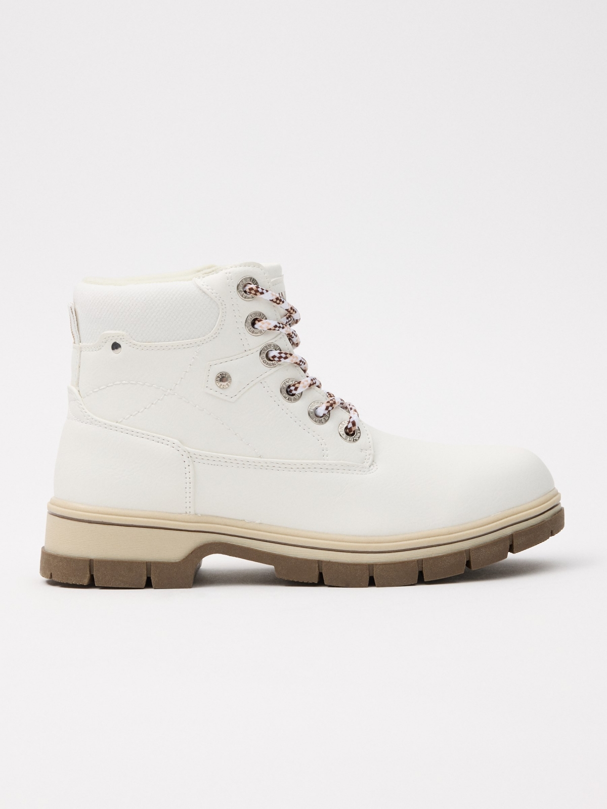 Bota de alpinismo com plataforma branco