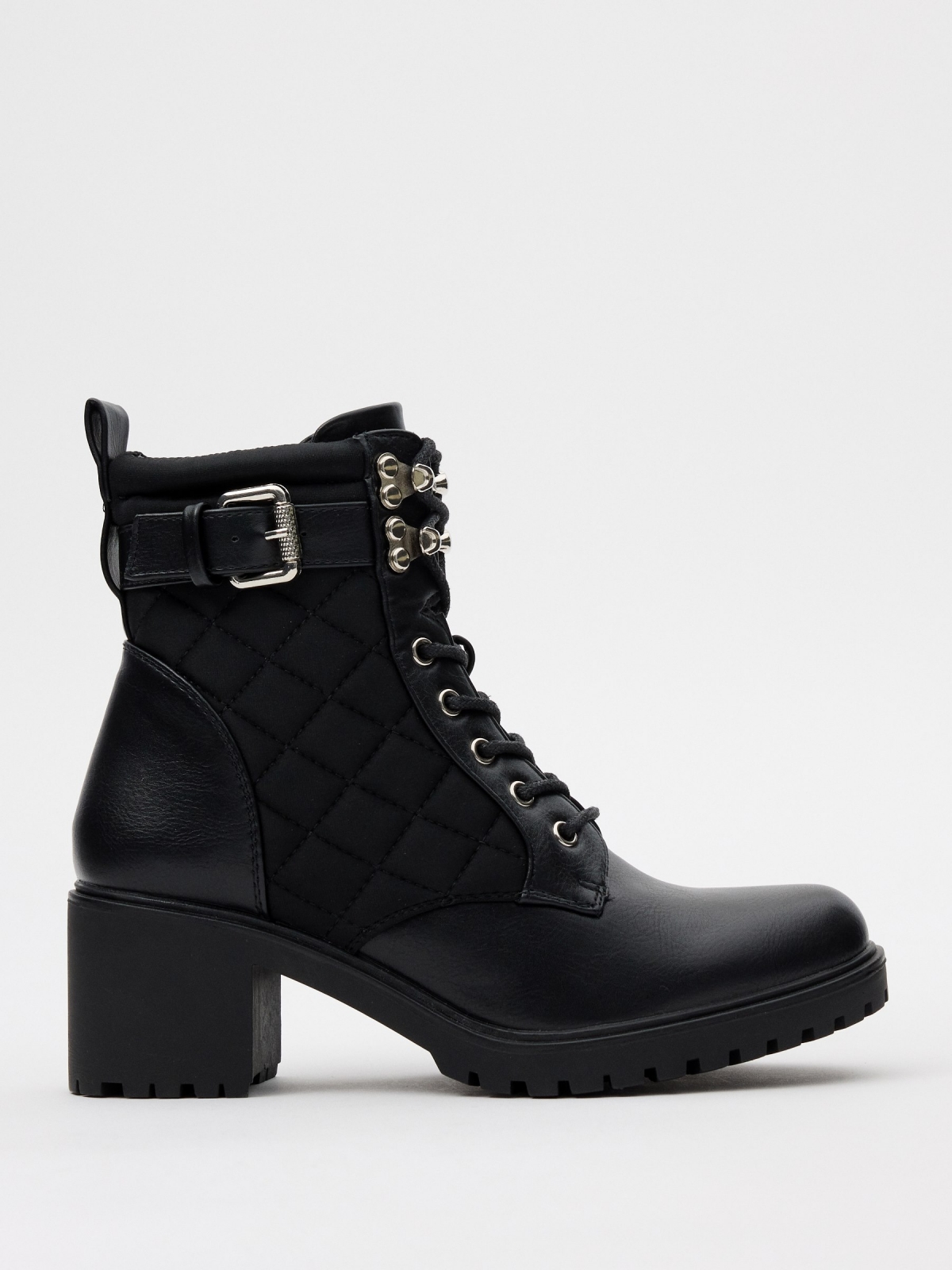 Botins de nylon com fivela