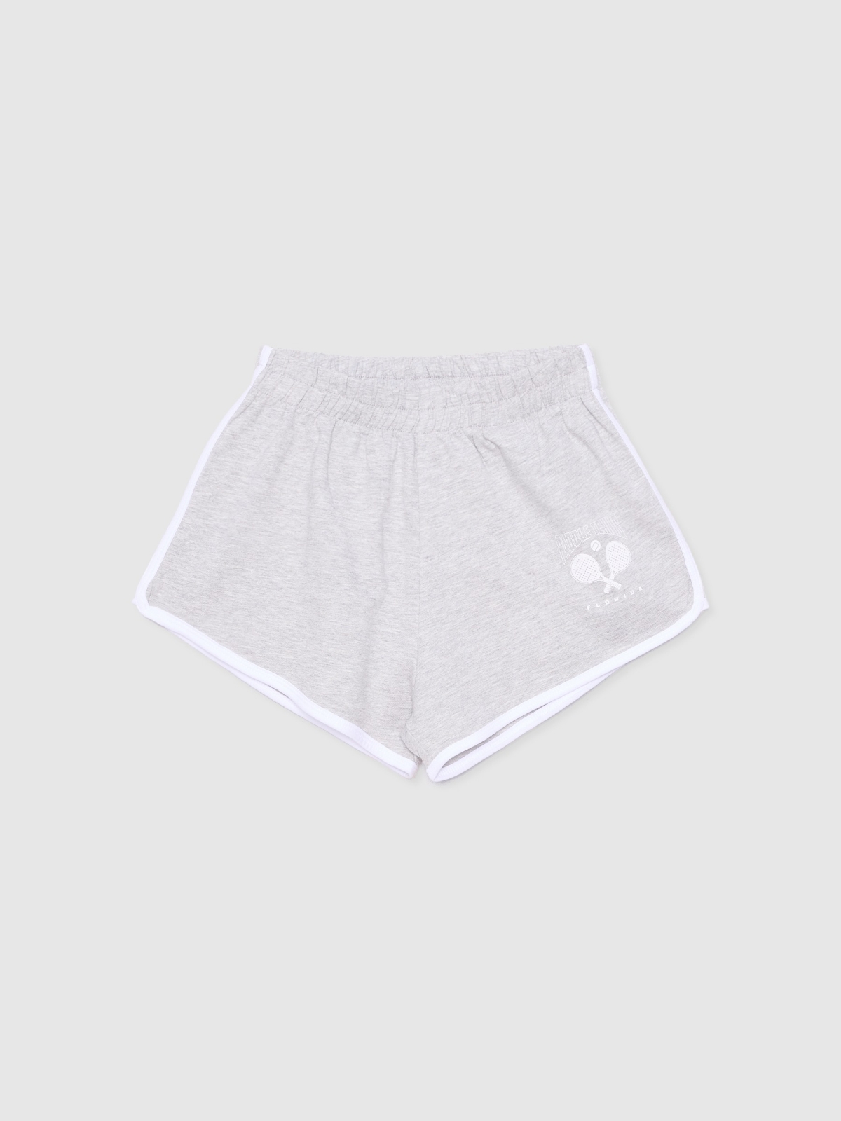  Sport shorts with piping medium melange