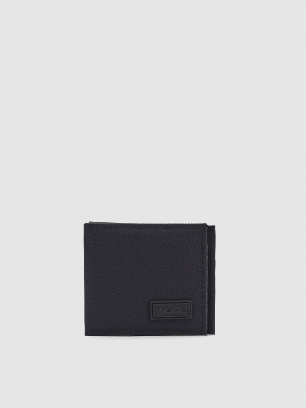 Basic nylon wallet black