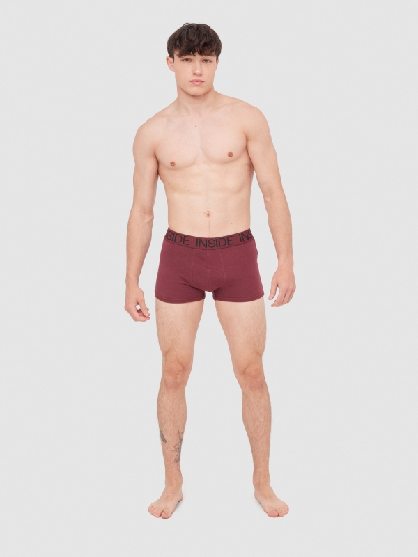 Boxer briefs 4 pack multicolor middle back view