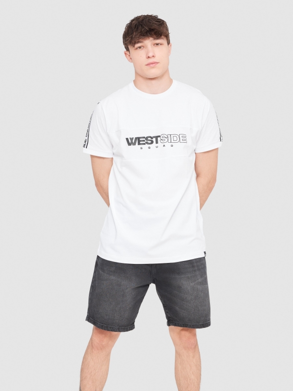 Westside T-shirt white middle front view